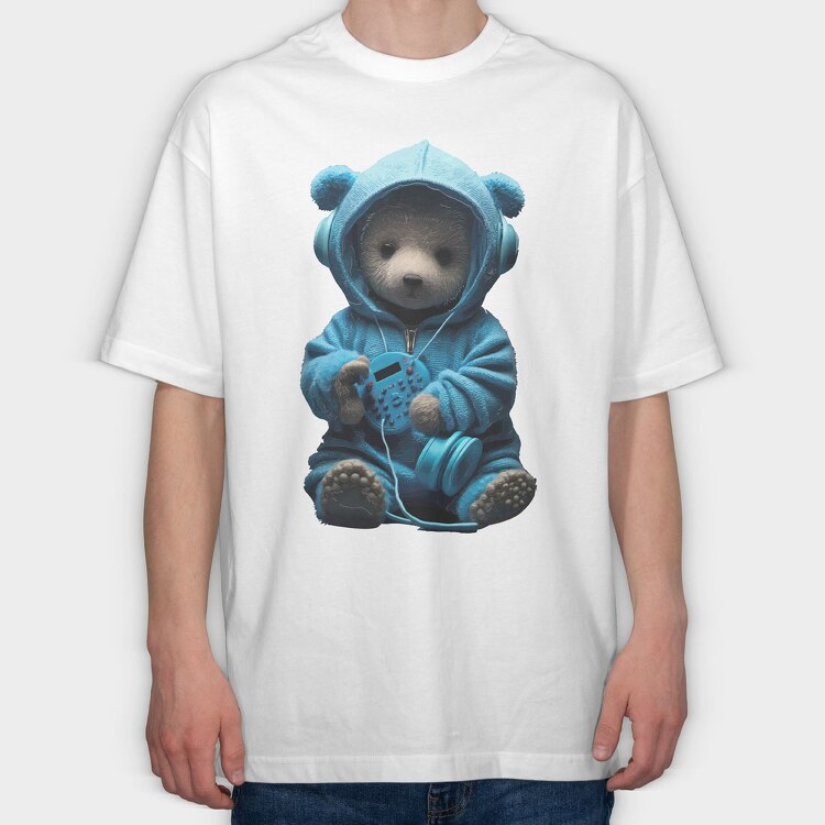 Cute Teddy Bear, Tricou Oversize Barbati (Unisex)