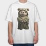 Teddy Bear Robe, Tricou Oversize Barbati (Unisex)