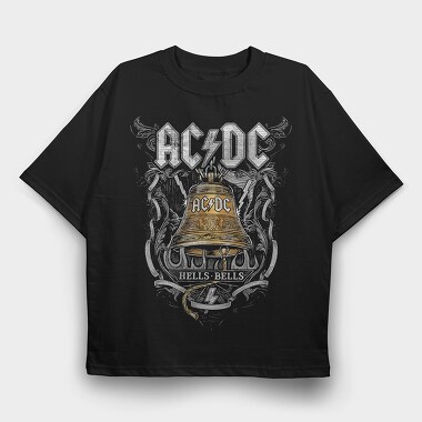 ACDC 4, Tricou Oversize Barbati (Unisex)