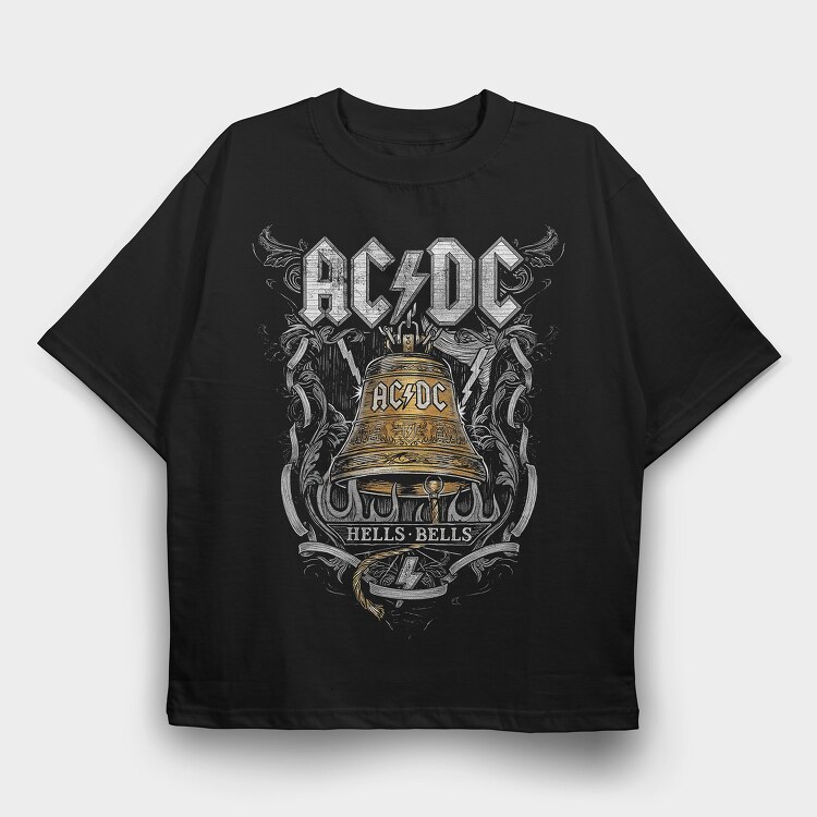 ACDC 4, Tricou Oversize Barbati (Unisex)