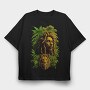 Bob Marley 3, Tricou Oversize Barbati (Unisex)