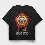 Guns N Roses, Tricou Oversize Barbati (Unisex)
