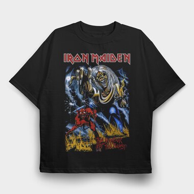 Iron Maiden 11, Tricou Oversize Barbati (Unisex)