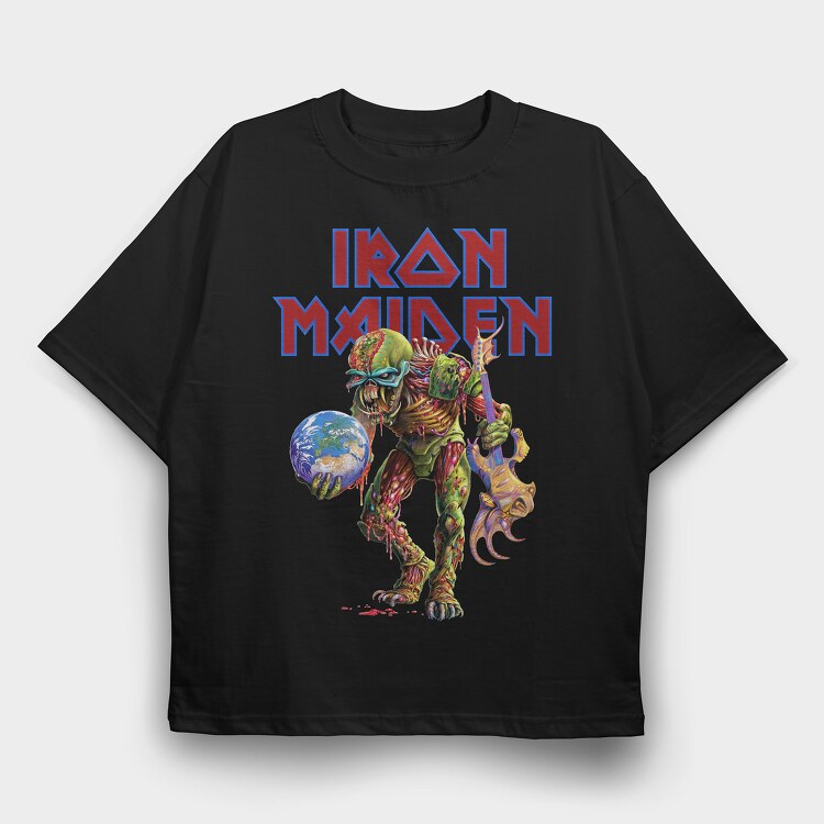 Iron Maiden 2, Tricou Oversize Barbati (Unisex)
