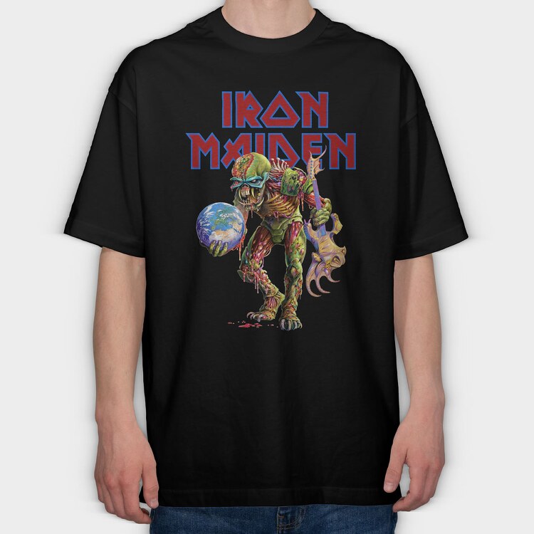 Iron Maiden 2, Tricou Oversize Barbati (Unisex)