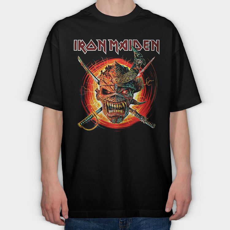 Iron Maiden 7, Tricou Oversize Barbati (Unisex)