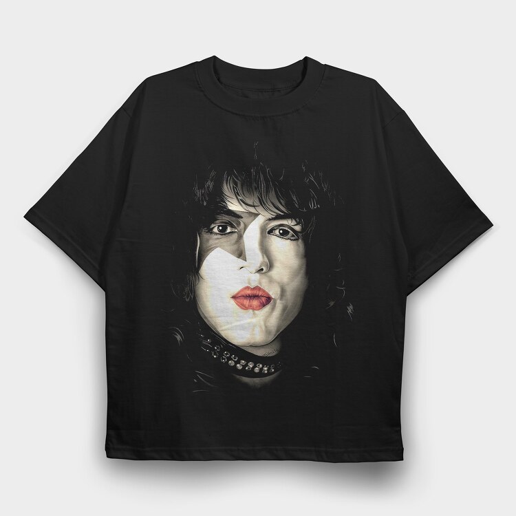 Kiss 3, Tricou Oversize Barbati (Unisex)