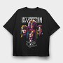 Led Zeppelin 3, Tricou Oversize Barbati (Unisex)