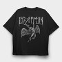Led Zeppelin, Tricou Oversize Barbati (Unisex)