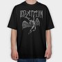Led Zeppelin, Tricou Oversize Barbati (Unisex)