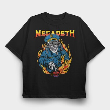 Megadeth, Tricou Oversize Barbati (Unisex)