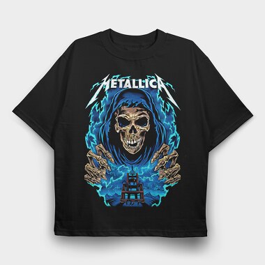 Metallica 7, Tricou Oversize Barbati (Unisex)