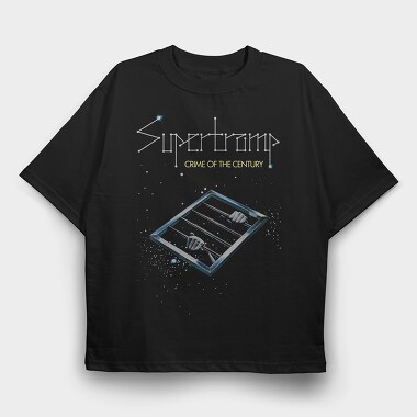Supertramp, Tricou Oversize Barbati (Unisex)