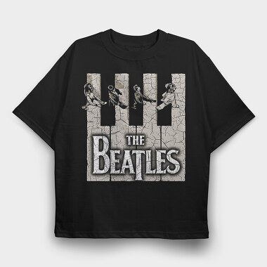 The Beatles 2, Tricou Oversize Barbati (Unisex)
