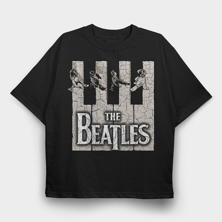 The Beatles 2, Tricou Oversize Barbati (Unisex)