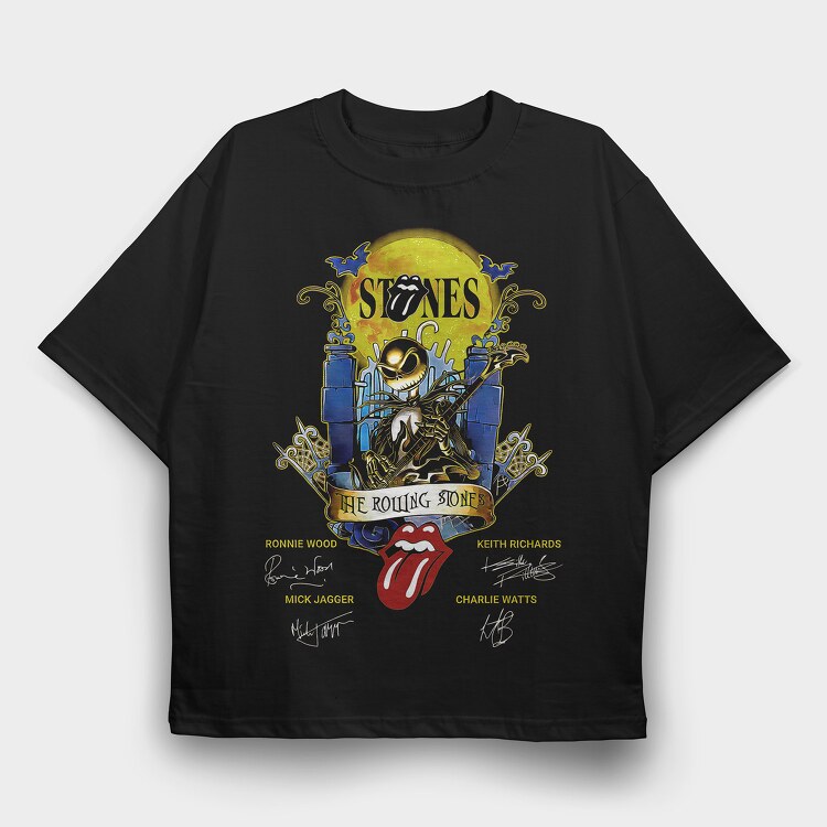 The Rolling Stones, Tricou Oversize Barbati (Unisex)