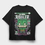 Batman Riddler, Tricou Oversize Barbati (Unisex)