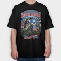Captain America Motorcycle, Tricou Oversize Barbati (Unisex)