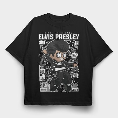 Elvis, Tricou Oversize Barbati (Unisex)