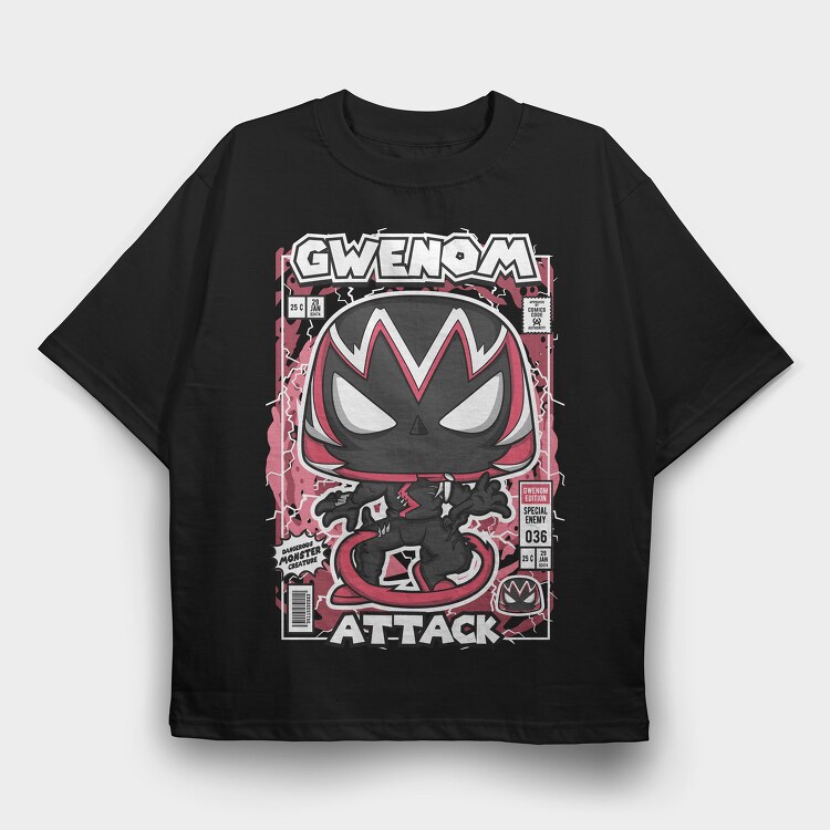 Gwenom, Tricou Oversize Barbati (Unisex)