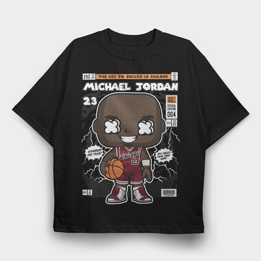 Michael Jordan, Tricou Oversize Barbati (Unisex)