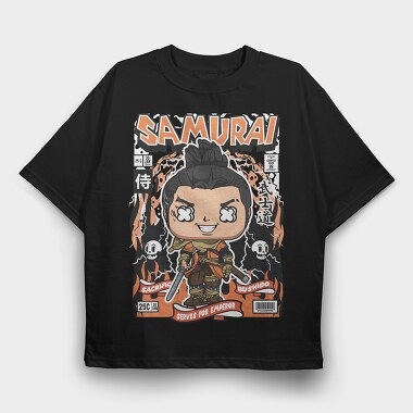 Samurai 3, Tricou Oversize Barbati (Unisex)