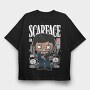 Scarface Tony Montana, Tricou Oversize Barbati (Unisex)