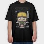 Stranger Things Dustin, Tricou Oversize Barbati (Unisex)