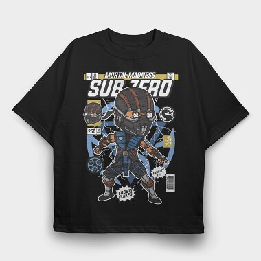 Sub Zero, Tricou Oversize Barbati (Unisex)