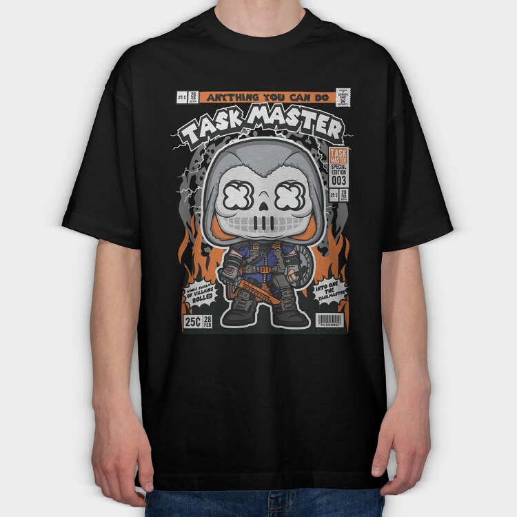 Taskmaster, Tricou Oversize Barbati (Unisex)