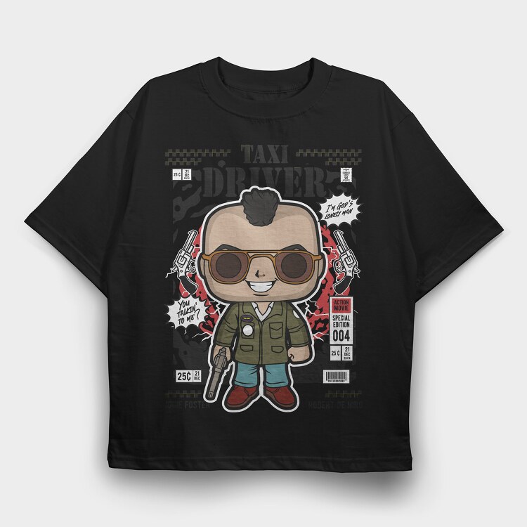 Taxi Driver Robert De Niro, Tricou Oversize Barbati (Unisex)