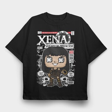 Xena, Tricou Oversize Barbati (Unisex)