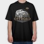 Off Road Jeep 0, Tricou Oversize Barbati (Unisex)