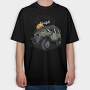 Outdoor Adventure Jeep Offroad, Tricou Oversize Barbati (Unisex)