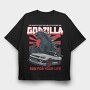 Godzilla Gtr Skyline, Tricou Oversize Barbati (Unisex)