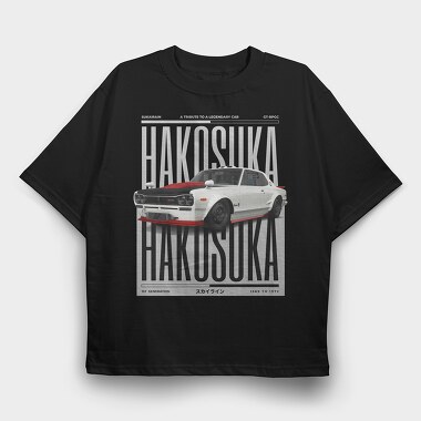 Hakosuka Skyline, Tricou Oversize Barbati (Unisex)
