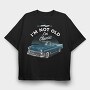 1956 chevy bel air convertible 2, Tricou Oversize Barbati (Unisex)