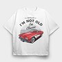 1961 Chevrolet Corvette, Tricou Oversize Barbati (Unisex)