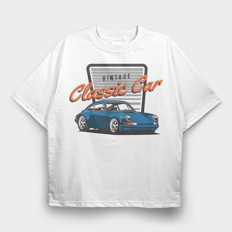 1974 Porsche 911, Tricou Oversize Barbati (Unisex)