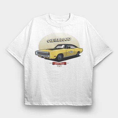 Dodge Charger R T 426, Tricou Oversize Barbati (Unisex)