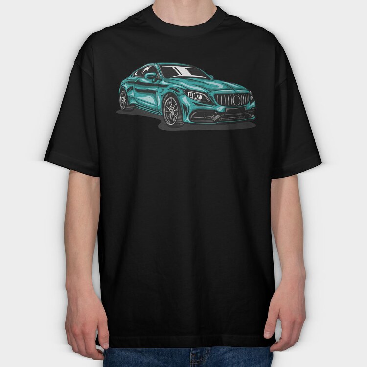 C Class, Tricou Oversize Barbati (Unisex)