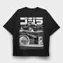 Car Godzilla, Tricou Oversize Barbati (Unisex)