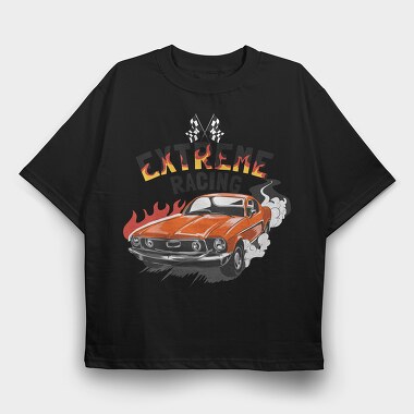 Extreme Racing, Tricou Oversize Barbati (Unisex)