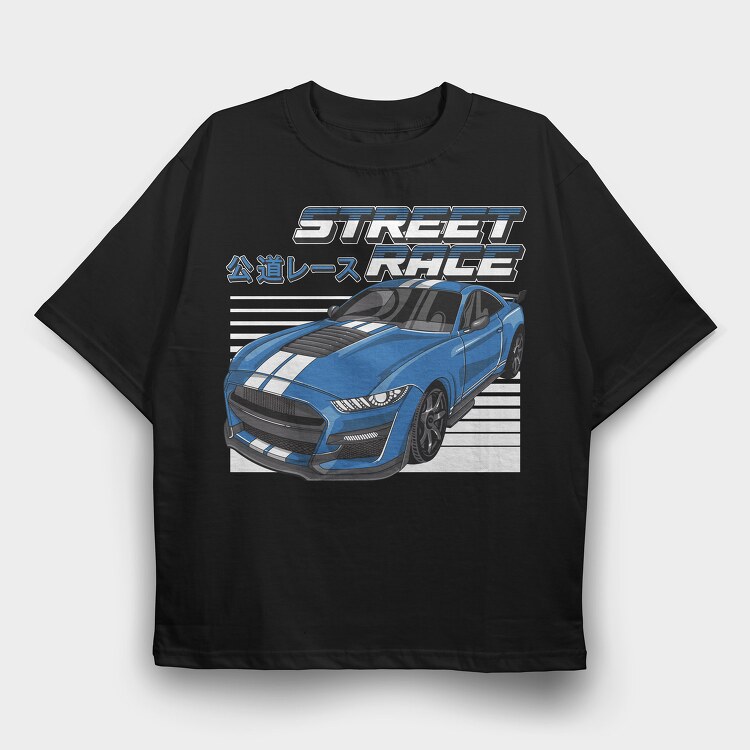 Street Race 4, Tricou Oversize Barbati (Unisex)
