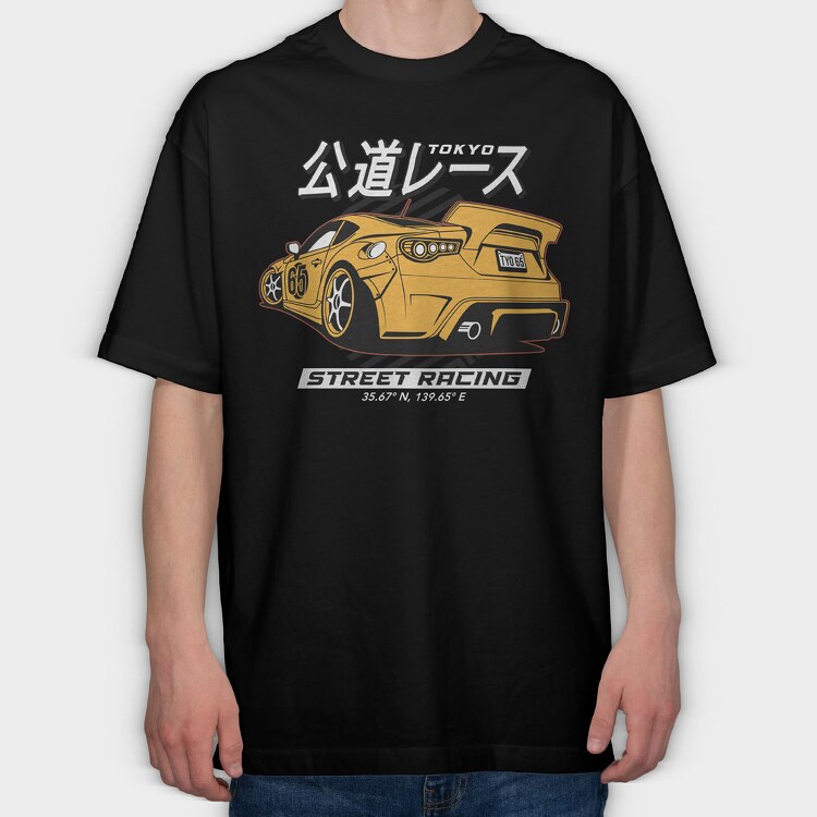 Street Racing 4, Tricou Oversize Barbati (Unisex)