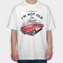 1961 Chevrolet Corvette, Tricou Oversize Barbati (Unisex)