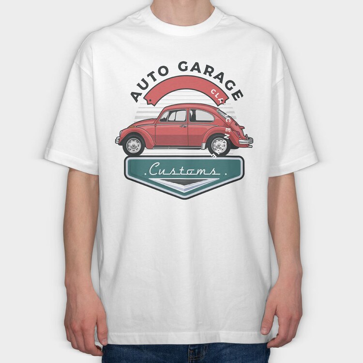 Beetle, Tricou Oversize Barbati (Unisex)