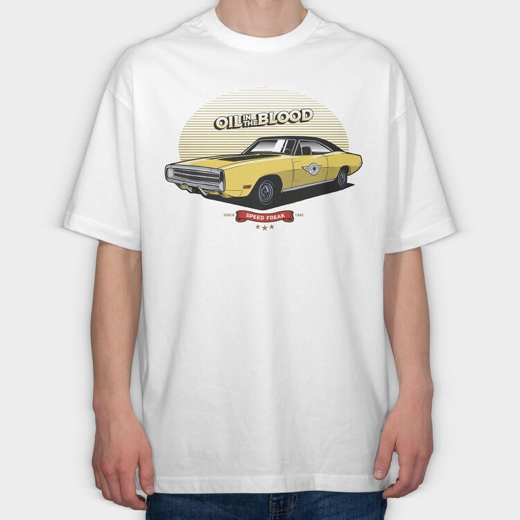 Dodge Charger R T 426, Tricou Oversize Barbati (Unisex)