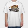 Hotrod 7, Tricou Oversize Barbati (Unisex)