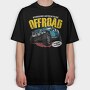 Extreme Adventure Offroad Jeep, Tricou Oversize Barbati (Unisex)